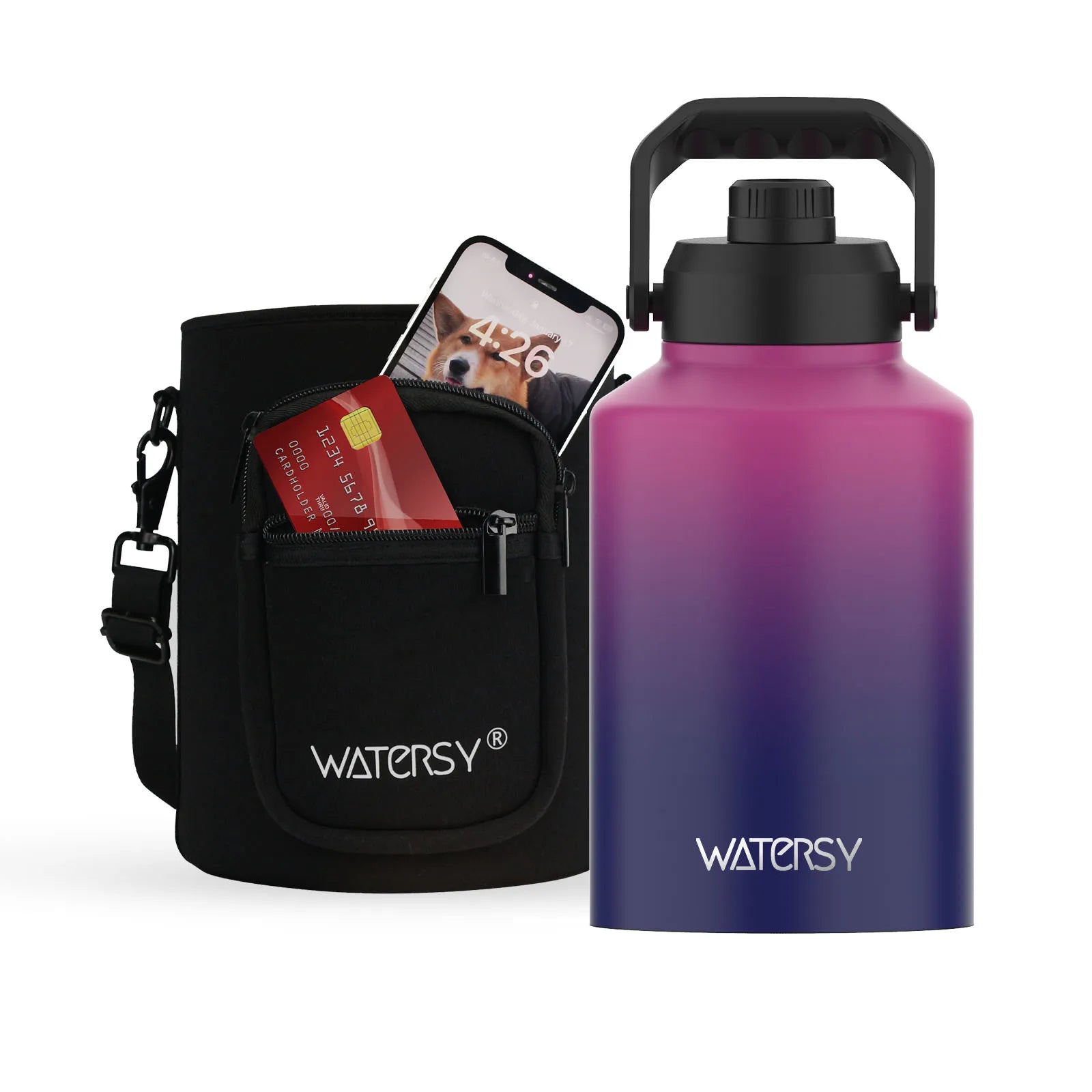 Watersy Insulated Water Bottle|Stainless Steel Thermos